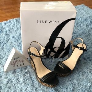 NWB Nine West wedge platform sandal